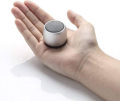 HB PLUS Palmate Mini Boost Smart Wireless Portable Bluetooth Speaker (3Cm) (Silver)