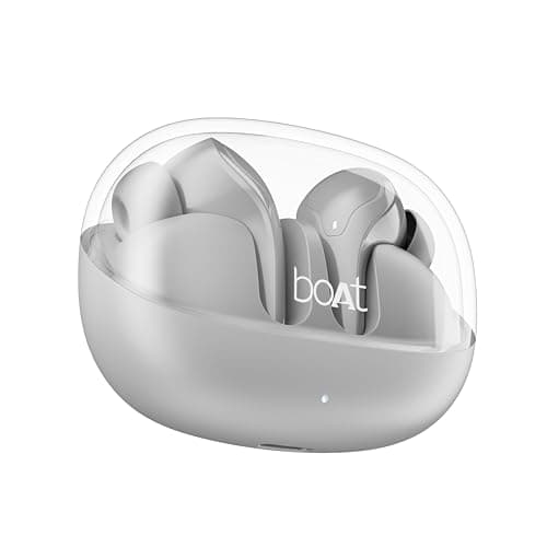 boAt Newly Launched Airdopes 311 Pro TWS Earbuds w/Up to 50 HRS Playtime, Dual Mics with ENx Tech, 50 ms Low-Latency Beast Mode, ASAP Charging, IWP Te...