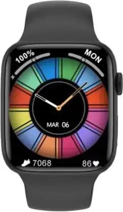 NNPRO New Addition 7 Series DT No. 1 All in One Smart Watch with Fitness Tracker Heart Monitor Men, Women Calling (Black)