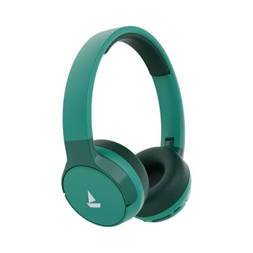 (Renewed) boAT Rockerz 650 Green On Ear Wireless Earphone