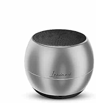 LANDMARK LM BT1045 Smallest Wireless Bluetooth Speaker with Powerful Bass Sound & in-Built Mic with Voice Assistance - Silver