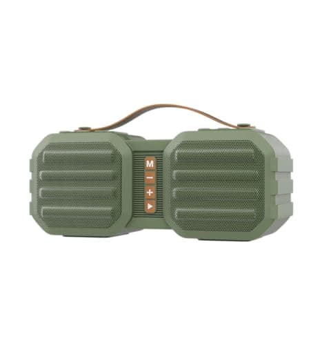 Zebronics Zeb-Sound Feast 50 Wireless Bluetooth 14W Rugged Finish Portable Speaker with Supporting Dual Drivers, Handy Strap,