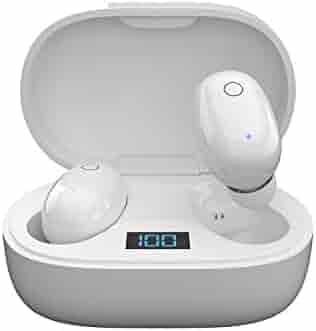 Intex Airstuds Flair in-Ear True Wireless Bluetooth Headphones (TWS) with Smart Touch Control (Pearl White)
