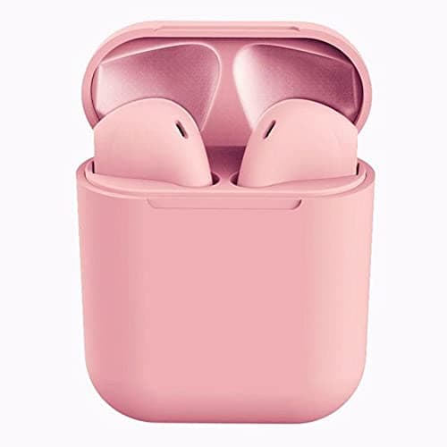 Generic in pods 12 Sound | True Wireless Bluetooth Earbuds with Active Noise Cancellation | Multi Color (in-Pink)