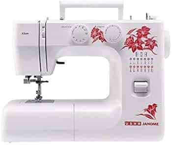 USHA JANOME Allure DLX Electric Sewing Machine -White