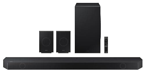 Samsung 656 W 11.1.4 ch (HW-Q990D/XL) Wireless Dolby Atmos Soundbar with Subwoofer, Center/Up/Side Firing Speakers, Surround Sound, Built-in Alexa, Ai...