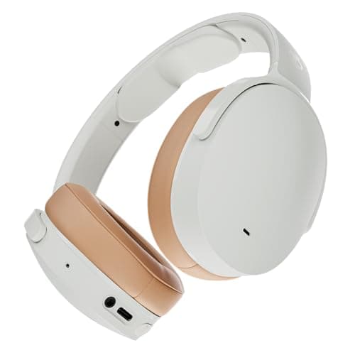Skullcandy Hesh Anc Bluetooth Wireless Over Ear Headphones With Mic White