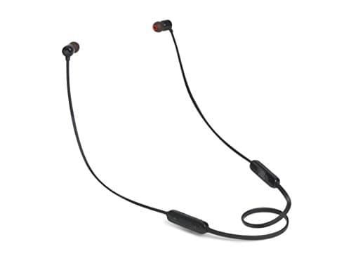 (Renewed) JBL T160BT Pure Bass Wireless in-Ear Headphones with Mic (Black)