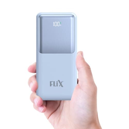 FLiX (Beetel) UltraCharge P125 20000mAh 22.5W QC Power Delivery PPS Power Bank, Tripple Output, Dual Input Type C & B, Percentage LED Indicator, Compa...