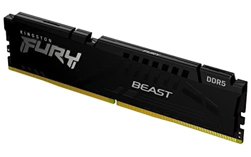 Kingston Fury Beast 16GB 6000MT/s DDR5 CL36 Desktop Memory Single Module | AMD Expo | Plug N Play | KF560C36BBE-16