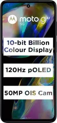 (Renewed) Motorola Moto g82 (6GB) (128GB) (White Lily)
