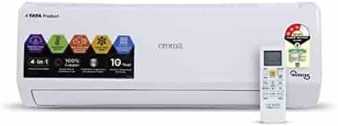 Croma 1.6 Ton 3 Star Inverter Split AC (Copper Condenser, 2022 Model, CRLAIN0193T0254, White) with Free Standard Installation