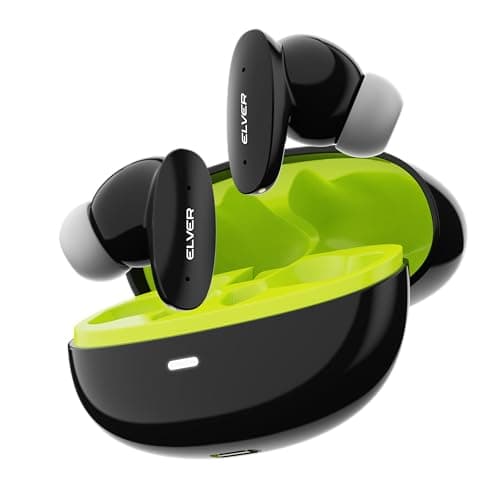 Elver Buds Neo True Wireless Earbuds with ENC, Upto 40HRS Playback, Bluetooth 5.3, 13mm Dynamic Drivers, IPX4 Water Resistant