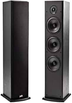 New Polk' Audio T-50 Tower Speaker One Pair Black