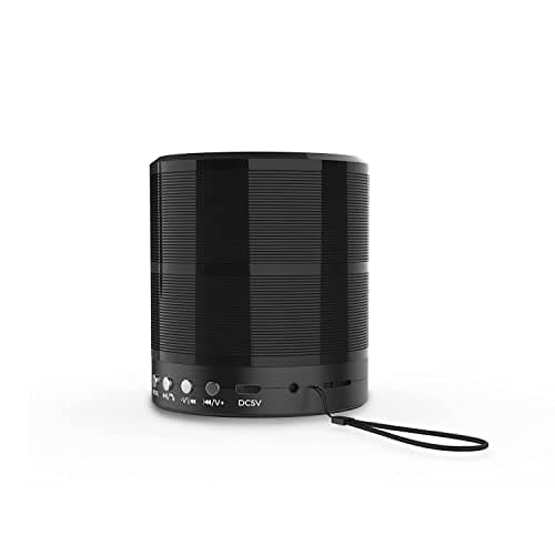 GREKEY -887 Metal Wireless Bluetooth Speaker, Portable Wireless Outdoor Speaker Surround Support FM/USB/MIC/AUX/TFCard/Bluetooth Compatible with All mobiles (Multicolor)