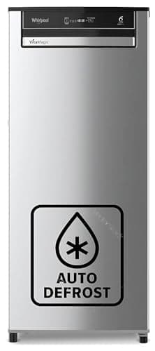 Whirlpool 192 L 3 Star Inverter Direct-Cool Single Door Refrigerator (215 VMPRO PRM 3S INV MAGNUM STEEL-Z, Magnum Steel, Auto Defrost Technology, 2023 Model)
