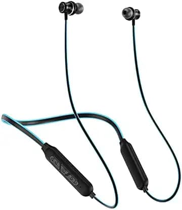 TIMBRESONIC Bounce Pro Made in India Wireless in-Ear Earphones with Mic, 24Hrs* Playback, 10mm Drivers, Punchy Bass, Fast Charging, Voice Assistant, IPX4 & in-line Controls, Bluetooth 5.0 (Blue)