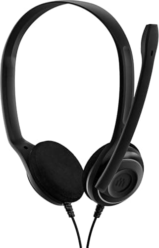 EPOS PC 8 Wired On Ear Headphones with Mic (Black)