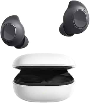 SAMSUNG Galaxy Buds Fan Edition(FE) SM-R400, Active Noise-Cancelling, Wireless Bluetooth v5.2 Earbuds, Android 8.0 and Up - (Graphite)