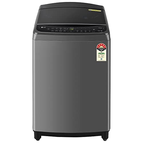 LG 10 Kg 5 Star Inverter Wi-Fi Fully-Automatic Top Load Washing Machine (THD10NWM, Middle Black, AIDD Technology)