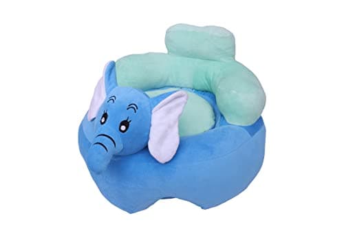 Peekabooh 2 in 1 Sofa for Kids and Baby Sitting Sofa. Blue Elephant , Large in Size Makes it a Proper Baby Sofa seat for 0 to 5 Years. Nice Baby Gifts for 6 to 12 Months and Gifts for Kids 1-2 Years