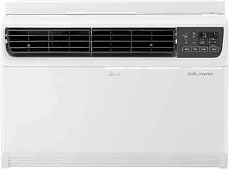 LG 1.5 Ton 4 Star DUAL Inverter Window AC (Copper, Convertible 4-in-1 cooling, PW-Q18WUXA, 2022 Model, HD Filter, White)