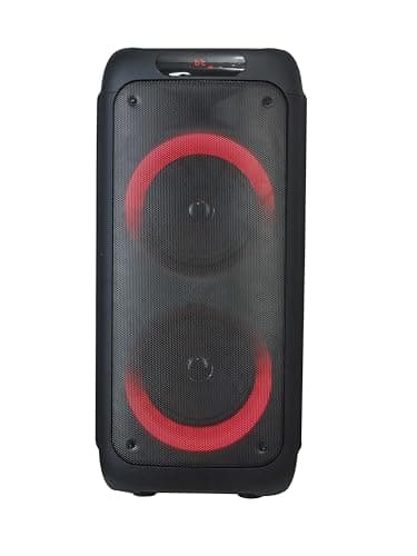 Salpido Party waves 700 | 100W Portable Bluetooth RGB Subwoofer Speaker with FM/USB/AUX/SD Slot, Include Remote Control, Wireless Microphone | 6 Hours...