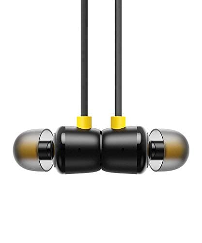 Earphones for Realme 9 Pro+ Earphone Original Like Wired Stereo Deep Bass Head Hands-free Headset Earbud With Built in-line Mic, With Premium Quality Good Sound Call Answer/End Button, Music 3.5mm Aux Audio Jack (AS- R20, Black)