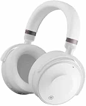 YAMAHA YH-E700A Wireless Bluetooth Over Ear Headphones with mic, Advance Noise Cancelling, Ambient Sound, Listening Optimizer (White)