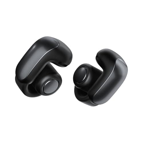 Bose New Ultra Open Earbuds with OpenAudio Technology, Open Ear Wireless Earbuds, Up to 48 Hours of Battery Life - Black