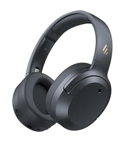 Edifier W820NB Plus Gen 2 Wireless Over-Ear Noise Cancelling Headphone, -49 dB ANC, LDAC Hi-Res Audio, 88H Playtime, Spatial Sound, AI Clear Calls, Bl...