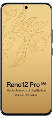 Oppo Reno 12 Pro 5G Designed 12GB RAM 256GB Storage Diwali Gold 5000 Mah Battery Amoled Display