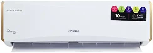 Croma 2 Ton 3 Star Inverter Split AC (Copper Condenser, 2022 Model, CRLAIN0223T8657, White) with Free Standard Installation