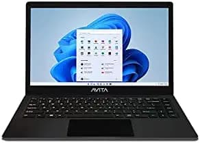 AVITA SATUS ULTIMUS S111 NU14A1INC43PN-MB 14.1 FHD (35.81cms) Laptop (Intel Celeron N4020/4GB/128GB SSD/FHD Display/Windows 11 Home/ Intel UHD Graphics), Matt Black