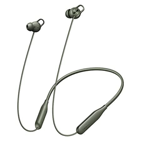 Enco M32 with Mic, 10 Mins Charge 20 Hrs Playtime, 28H Battery Life, Bluetooth 5.0 in Ear Wireless Earphone, Noise Cancellation During Calls IP54 Dust & Water Resistant (Green) (1)