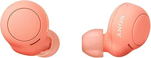 Sony Wf-C500 Bluetooth Truly Wireless in Ear Earbuds with 20 Hrs Battery, with Mic for Phone Calls, Fast Pair (Orange)