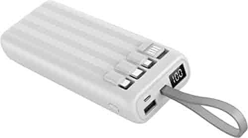 Unix 20000 mAh Power Bank (Fast Charging)  (White, Lithium Polymer)