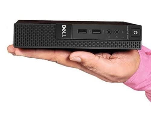 (Renewed) Refurbay Certified for Dell Micro PC - Intel Core i3 | 8GB RAM & 256 GB SSD | Dual Band WiFi (2.4 & 5GHz) + Bluetooth | Genuine Windows 11 + Office Suite | Doorstep Warranty by Refurbay
