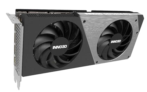 INNO3D NVIDIA GEFORCE RTX 4060 TI Twin X2 OC 16GB GDDR6 128-bit PCI-E 4.0 X8 Gaming Graphics Card - N406T2-16D6X-178055N (Black)
