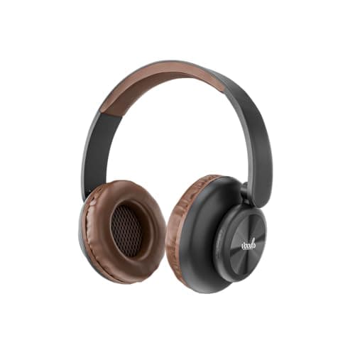 Voods Heads Pro Wireless Over Ear Headphones with Mic & 12H Playback Time, 40mm Dynamic Audio Driver, Crystal Clear Sound, Multi Device Pairing, Soft ...