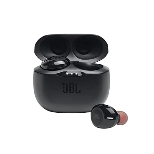 JBL Tune 125TWS True Wireless In-Ear Headphones - JBL Pure Bass Sound, 32H Battery, Bluetooth, Fast Pair, Comfortable, Wireless Calls, Music, Native Voice Assistant with mic (Black)