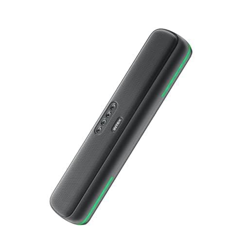 Intex Beast 20X Newly Launched 20W BT Soundbar with 360 Surround Sound, Rhythmic RGB Light, 52mm4 Drivers, 5hrs Playback Time, TWS Feature, Type C Fas...