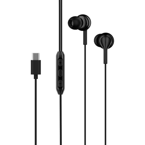 Original for Boat Original for Boat Type-C in-Ear Wired Headphones 100 C with Microphone, One-Touch Control Buttons, Comfortable Fit, Compatible with ...