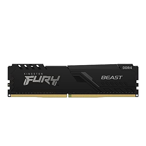 Kingston FURY 16GB 2666MHz DDR4 CL16 DIMM 1Gx8 Fury Beast Black, Non RGB (KF426C16BB1/16)