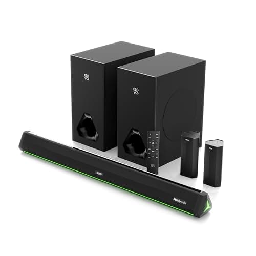 GOVO GOSURROUND 999 | 660W,True Dolby Audio, Dual 6.5" Subwoofers with Dual Satellites,5.2 Surround Soundbar, HDMI ARC, Opt,AUX,USB, Bluetooth,3 Equal...
