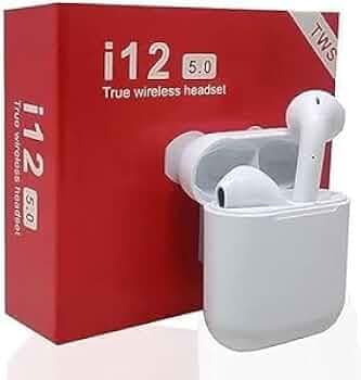 CHHOKRA TWS i12 Eabuds Truely Wireless with Charging Case, Mic, Touch Sensor and Bluetooth Feature