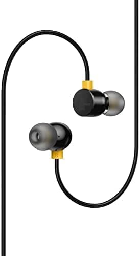 In-Ear Headphone For HTC Glacier In- Ear Headphone | Earphones | Headphone| Handsfree | Headset | Universal Headphone | Wired | MIC | Music | 3.5mm Jack | Calling Function | Earbuds | Microphone| Bass Bost Sound | Flat Wired Earphone| Original Earphone like Performance Best High Quality Sound Earphones Compatible With All Andriod Smartphone, MP3 Players, Mobile, Laptops KD3-- R-20, Black