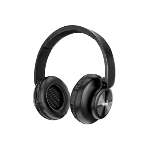 Voods V Heads Pro Wireless Over Ear Headphones with Mic & 12H Playback Time, 40mm Dynamic Audio Driver, Crystal Clear Sound, Multi Device Pairing, Sof...