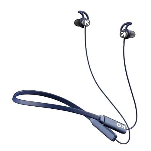 GOBOULT (Formerly Boult Newly Launched EQCharge Bluetooth Earphones 32H Playtime, Zen ENC Mic, Dual Connectivity, Type C Fast Charging, 14.2mm Bass Dr...