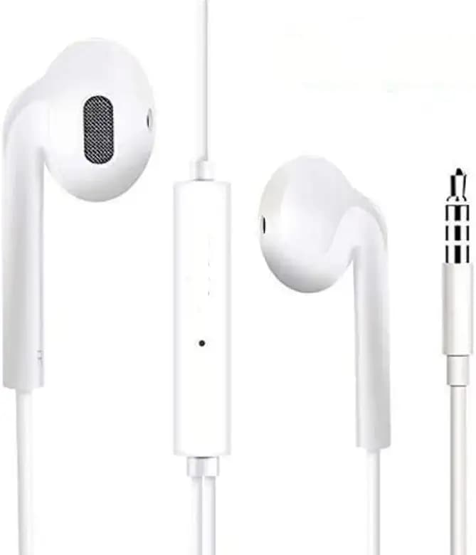 Earphone Compatible with for Vivo V15 Wired Earphone Deep Bass | Noice Cancellation| Answer Calling and Call End Button with Mic